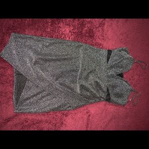 Fitted Mini Dress with Cutouts